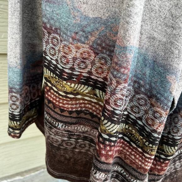 Live and Let Live, open front long sleeve cardigan women's size XL - Picture 4 of 11